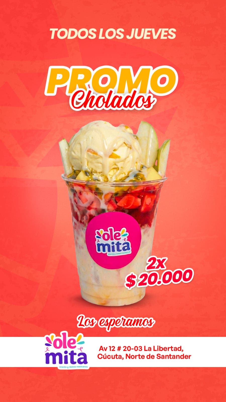 "Jueves de Cholados đ§ | 2 x $20.000"